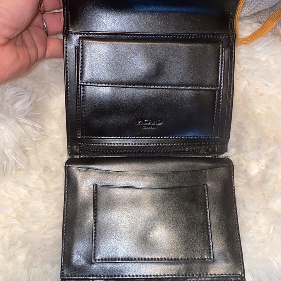 Picard black women's wallet made in Italy - Picture 3 of 8